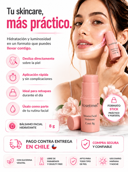 Rosetimes Glow Stick - Bálsamo Facial Coreano